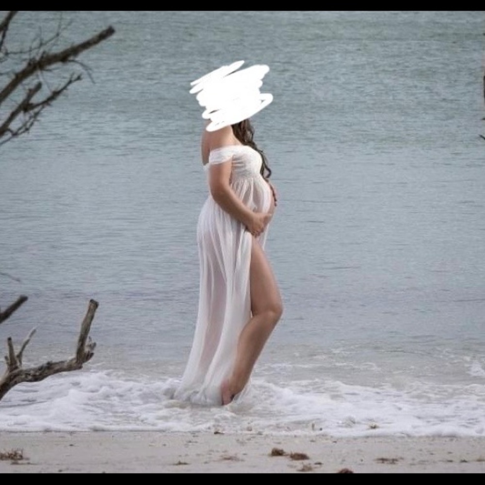 White - Lace - Bordeaux - Maternity